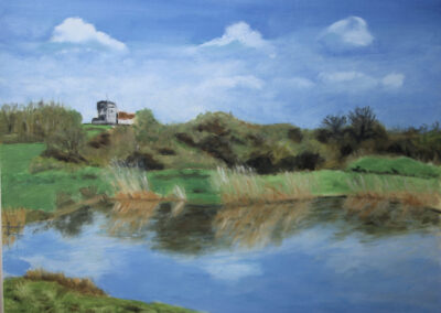 Sussex Scenery, river Ouse, painting under £500