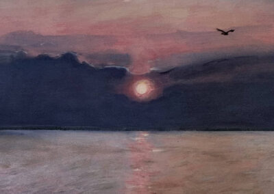 colours sunrise water sun
