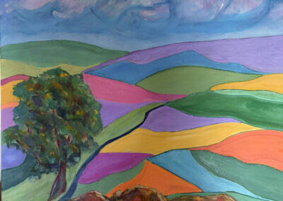 East sussex Downs Colourful display Sussex Scenery